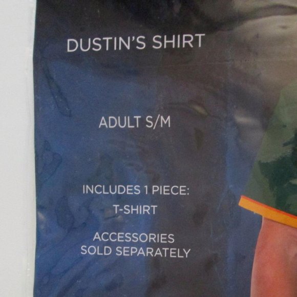 Stranger Things Costume Dustin's Camp Know Where T Shirt Size Adult S/M - Picture 4 of 8